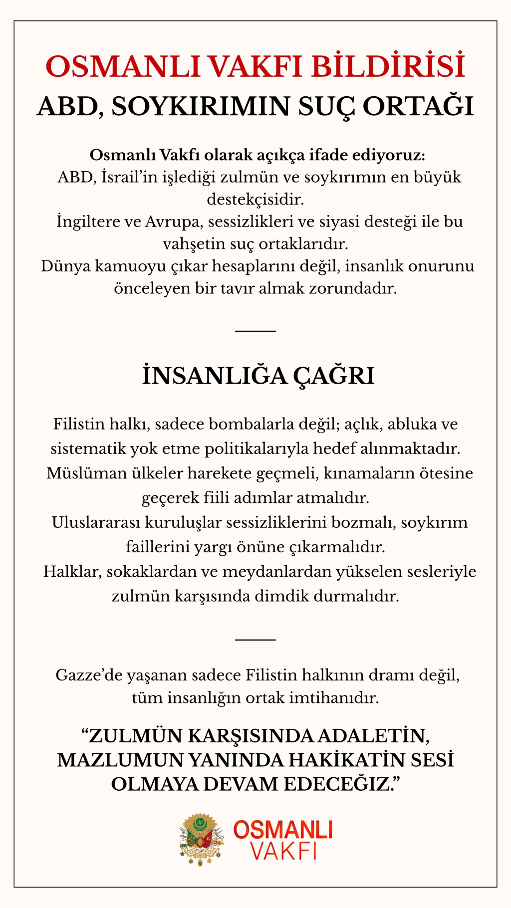 ABD, SOYKIRIMIN SUÇ ORTAĞI